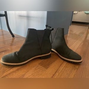 Toms Black Cleo Booties
